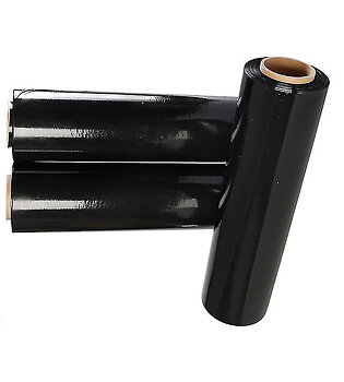 Stretch film 45cm 20my 2,4kg Svart