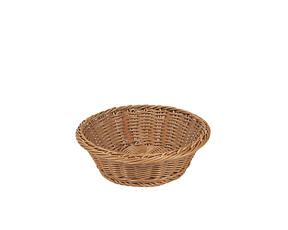 Brödkorg Brun PP Plast rund 25cm