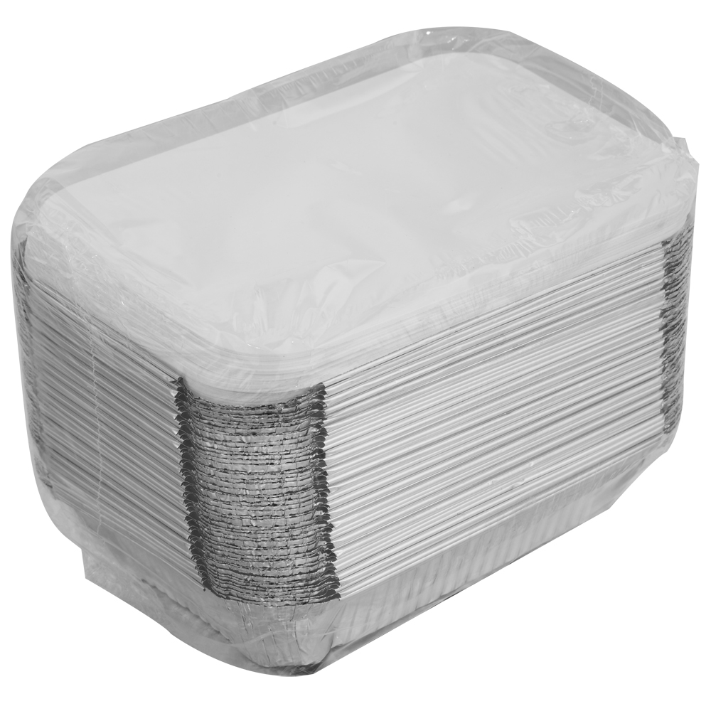 Alum Box 890ml med lock 210x150x45 500st