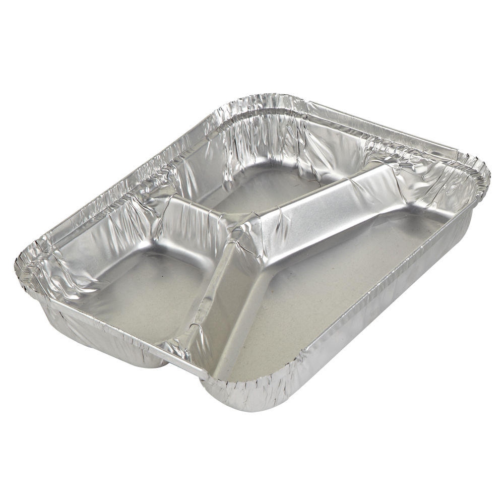 Aluminiumform 990ml 3-fack 500st