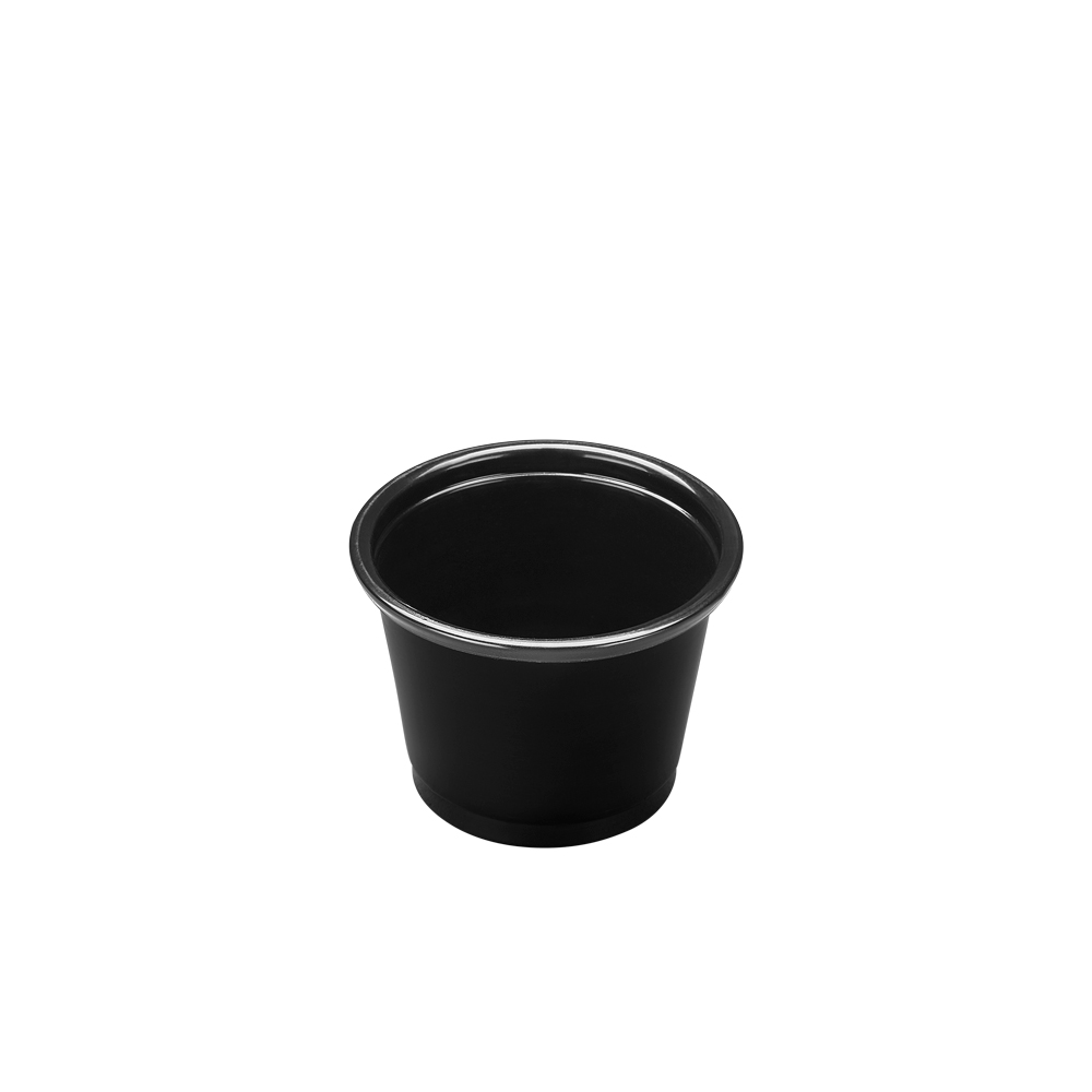 30ml Plast bägare svart 5000st