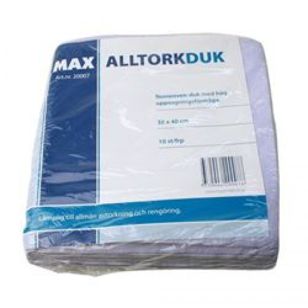 Alltorkduk blå  38x40cm 10st