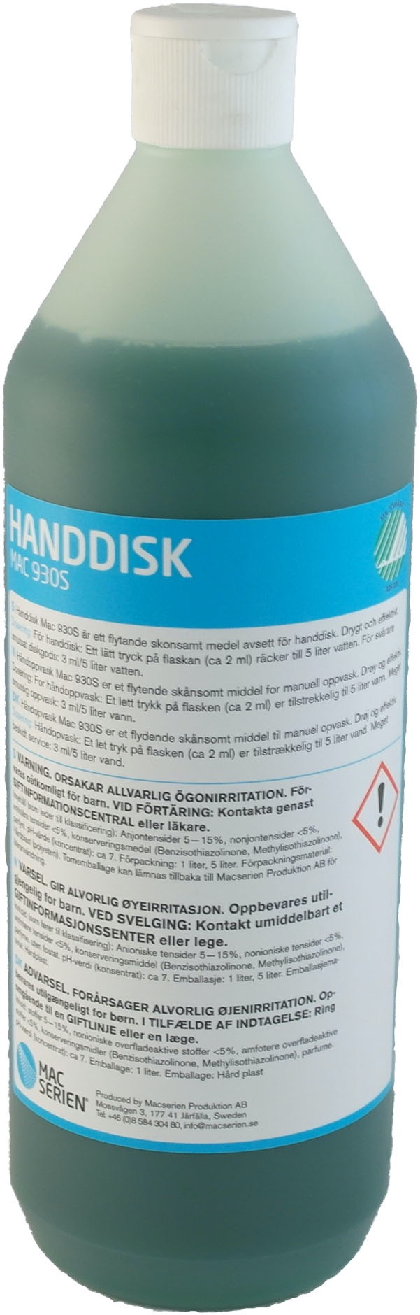 MAC 930S  Hand diskmedel 1L