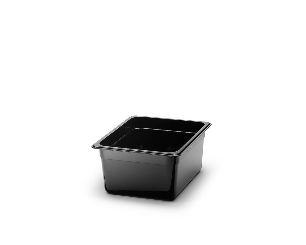 Kantin Gn 1/2 150mm Polycarb svart