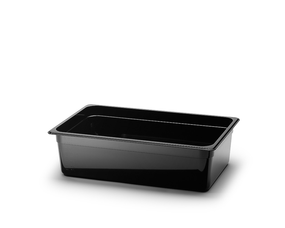 Kantin Gn 1/1 150mm Polycarb svart