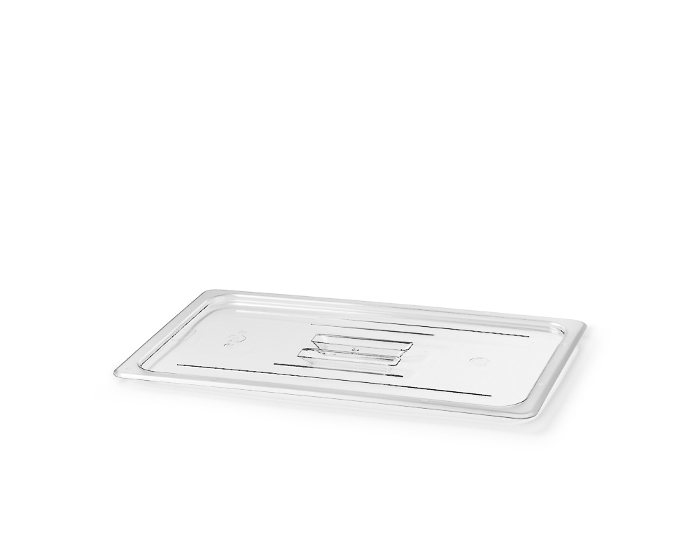 Lock till kantin  GN 1/1 m htg polycarb klar