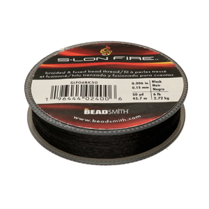 Fireline Black Satin 0.15 mm / 6LB - 50 yard / 45 m