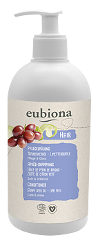 Eubiona Ekologiskt Balsam Druvkärnolja & Limeskal 500 ml - För vård och glans