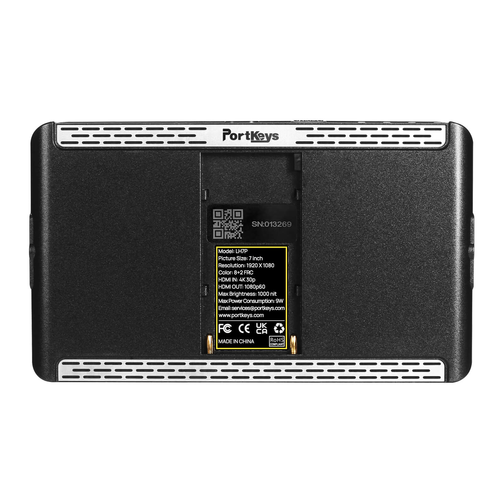 Monitor de câmara Portkeys LH7P - 3