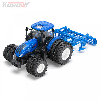 RC RTR 1:24 dual wheel tractor with grader