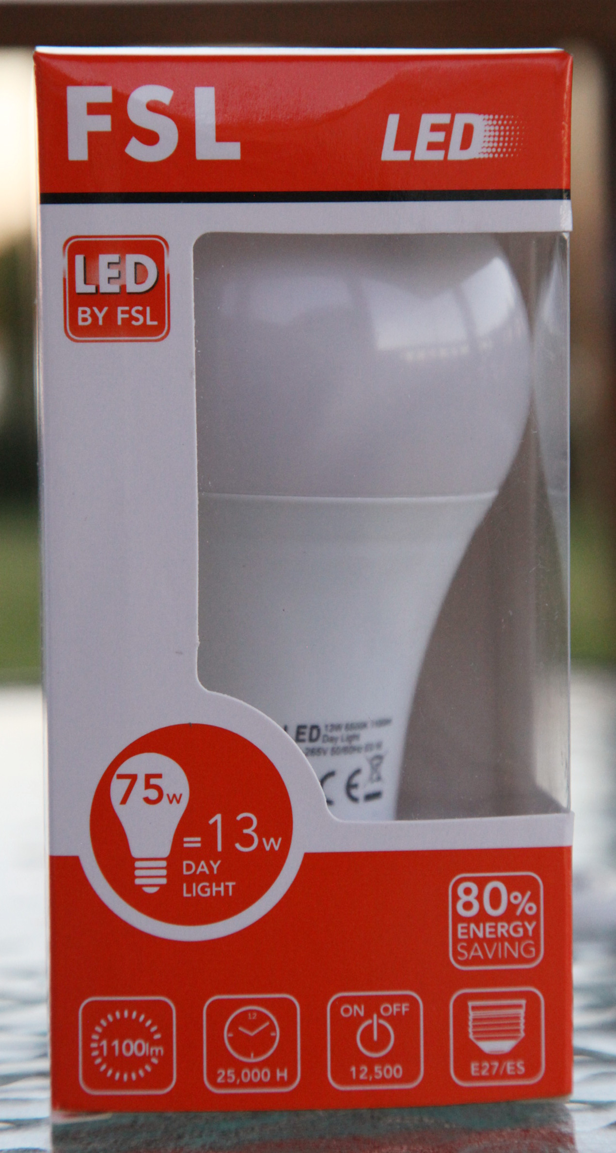 Paket 5st 13W 6500K LED-lampor  E27 Normallampa  - 2
