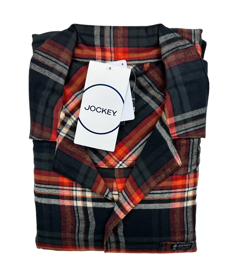 Pyjamas flanell rutig svart från Jockey