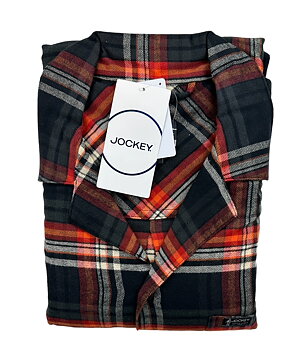 Pyjamas flanell rutig svart från Jockey