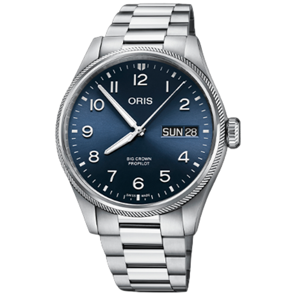 01 752 7760 4065-07 8 22 08P Oris Big Crown ProPilot Big Date 44 blå