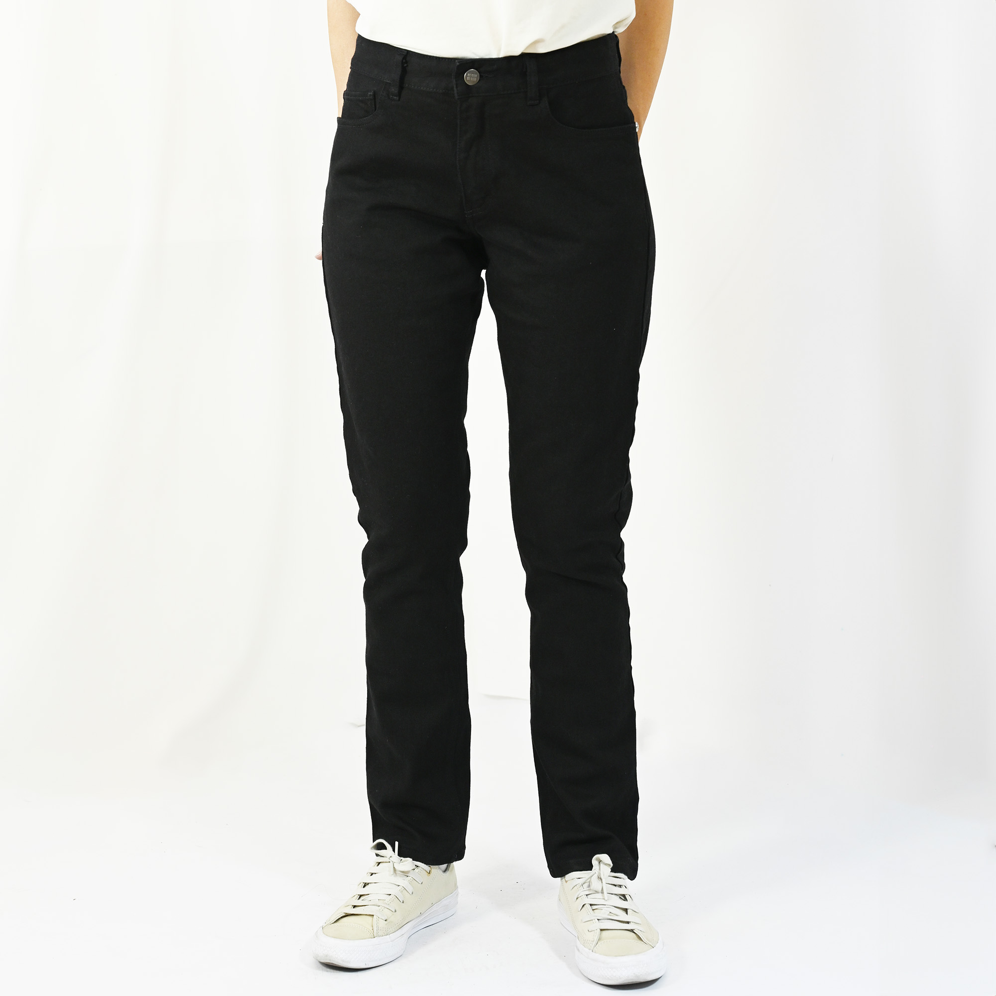 JV002W Schwarze Stretch-Jeans  - 4