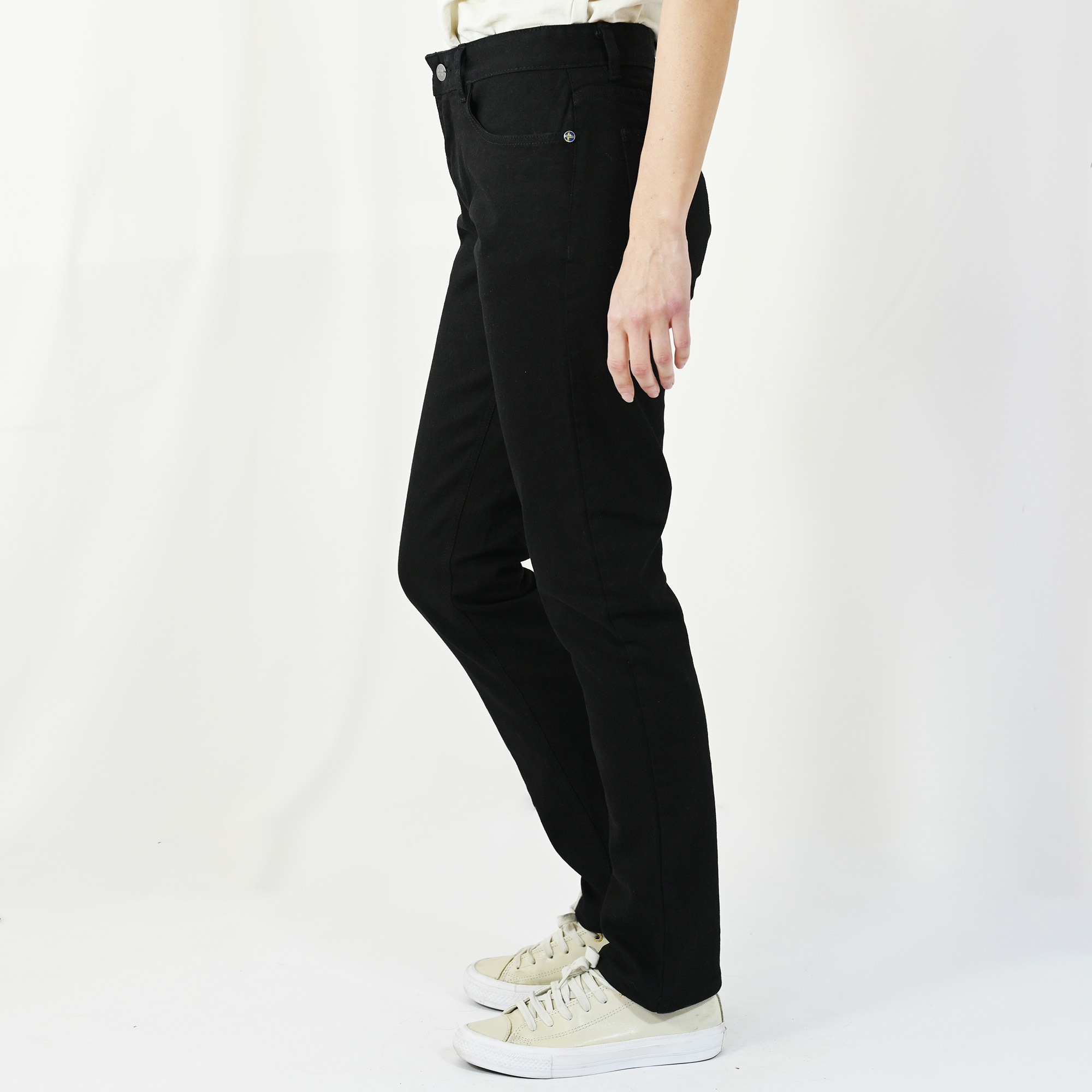 JV002W Schwarze Stretch-Jeans  - 5