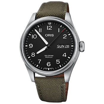 01 752 7760 4164-07 3 22 02LC Oris Big Crown ProPilot Big Date 44 svart 