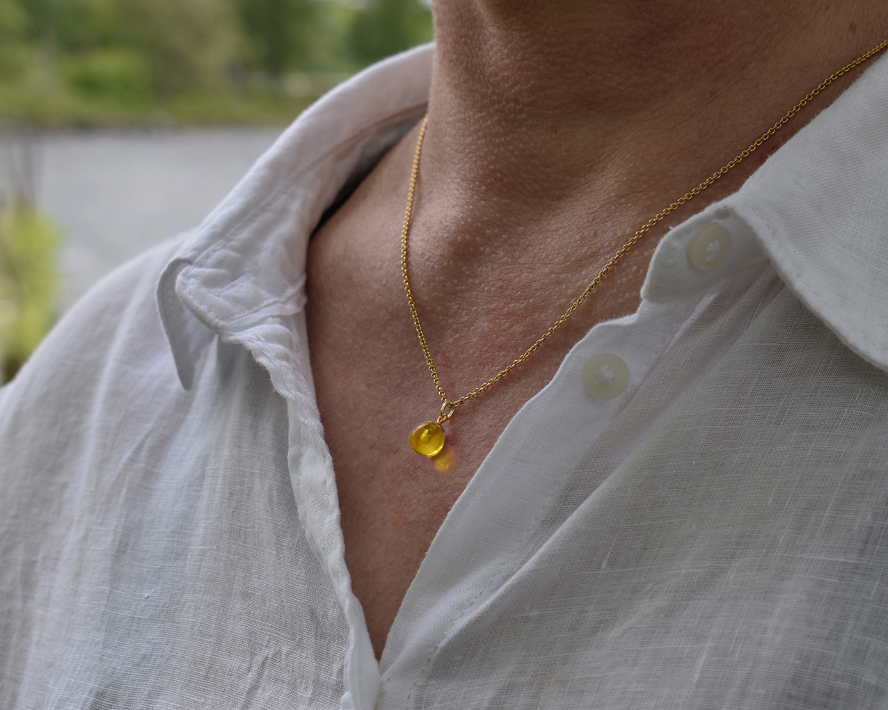 SVALÖ HONEY - necklace yellow gold plated - 2