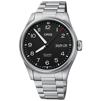 01 752 7760 4164-07 8 22 08 Oris Big Crown ProPilot Big Date 44 svart 