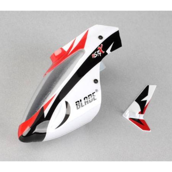 BLADE COMPLETE WHITE CANOPY WITH VERTICAL FIN (MSRX)