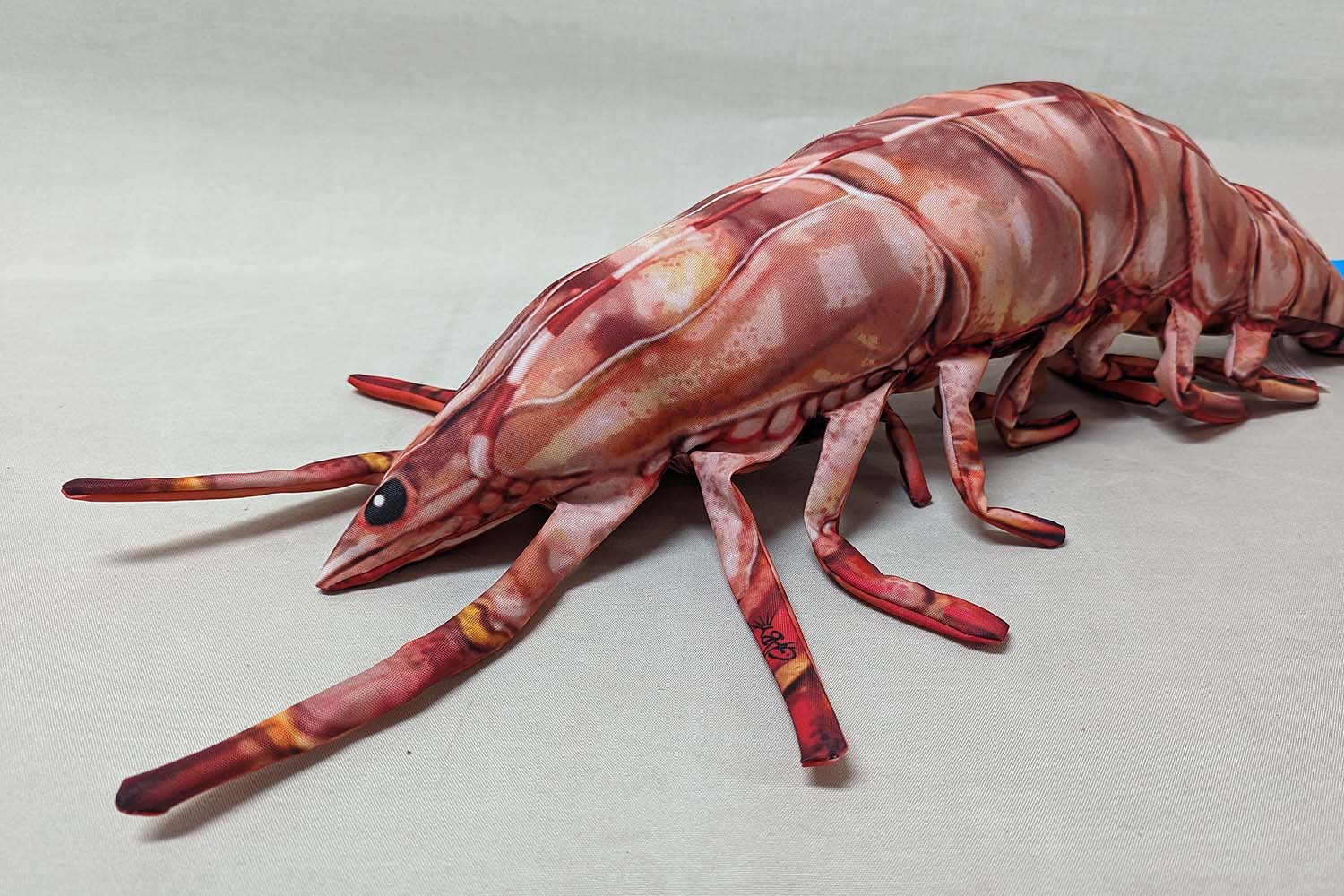 Tiger prawn cushion 60x20 cm - 2