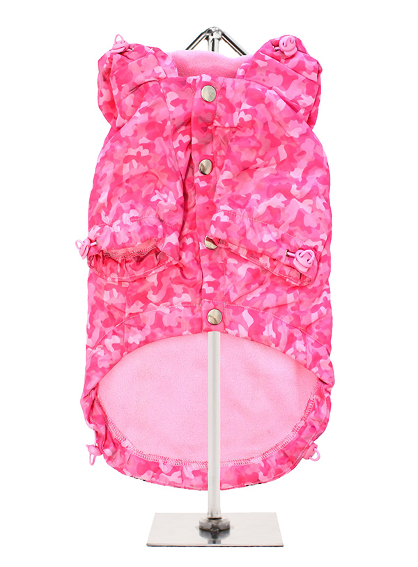 Urban Pup Pink Camouflage Print Rainstorm Regnjacka Rosa - 3