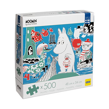 Moomin Puzzle 500 Pieces - Comic Book Cover 4