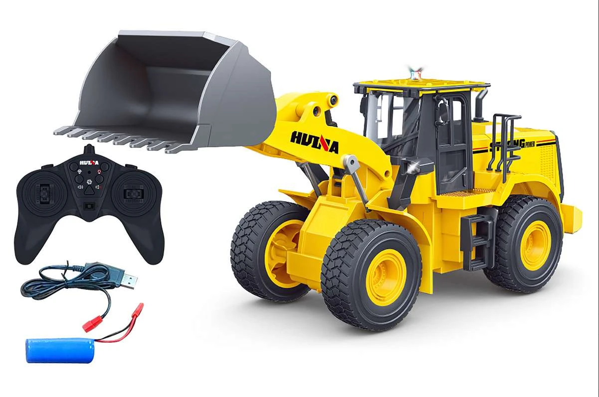 HUINA Wheel Loader R/C 1:16, 2,4GHz Lipo, 11 channels