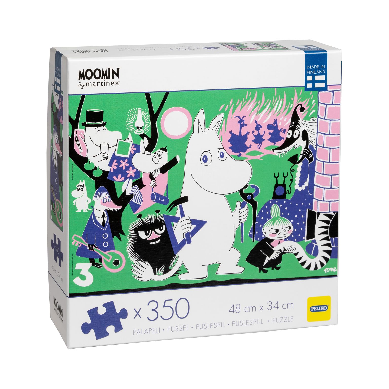 Moomin Puzzle 350 Pieces - Comic Book Cover 3