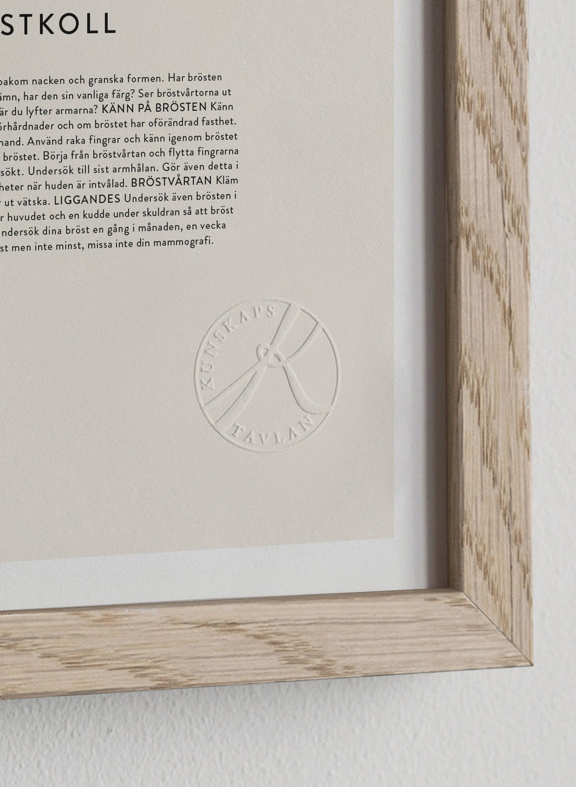 Print, Bröstkoll - Kunskapstavlan - 4