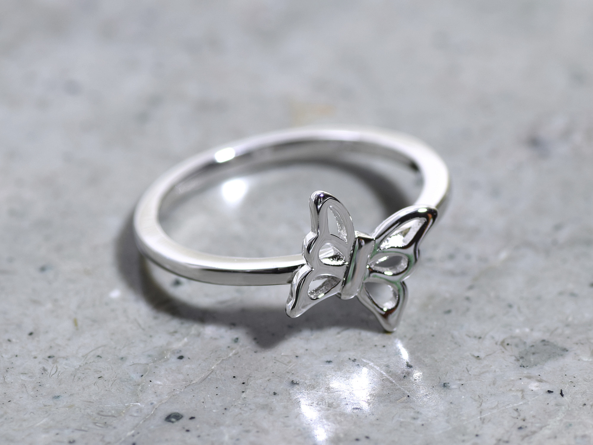 Fjäril Ring i Äkta 925 Silver storlek 7, Semester eller Sommar Accessoar, Djur Smycke - 3