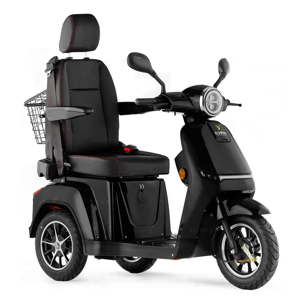 Gåscooter med Kaptajnsæde Turris Sort