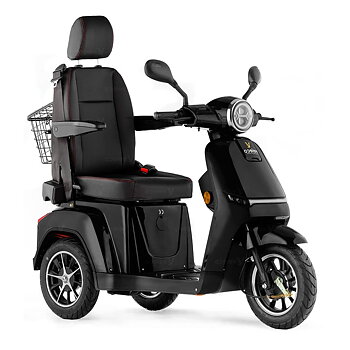 Promenadscooter Bäst i Test med Kaptensäte Turris Svart