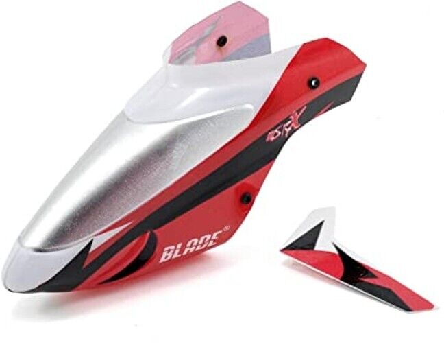 BLADE COMPLETE RED CANOPY WITH VERTICAL FIN (MSRX)