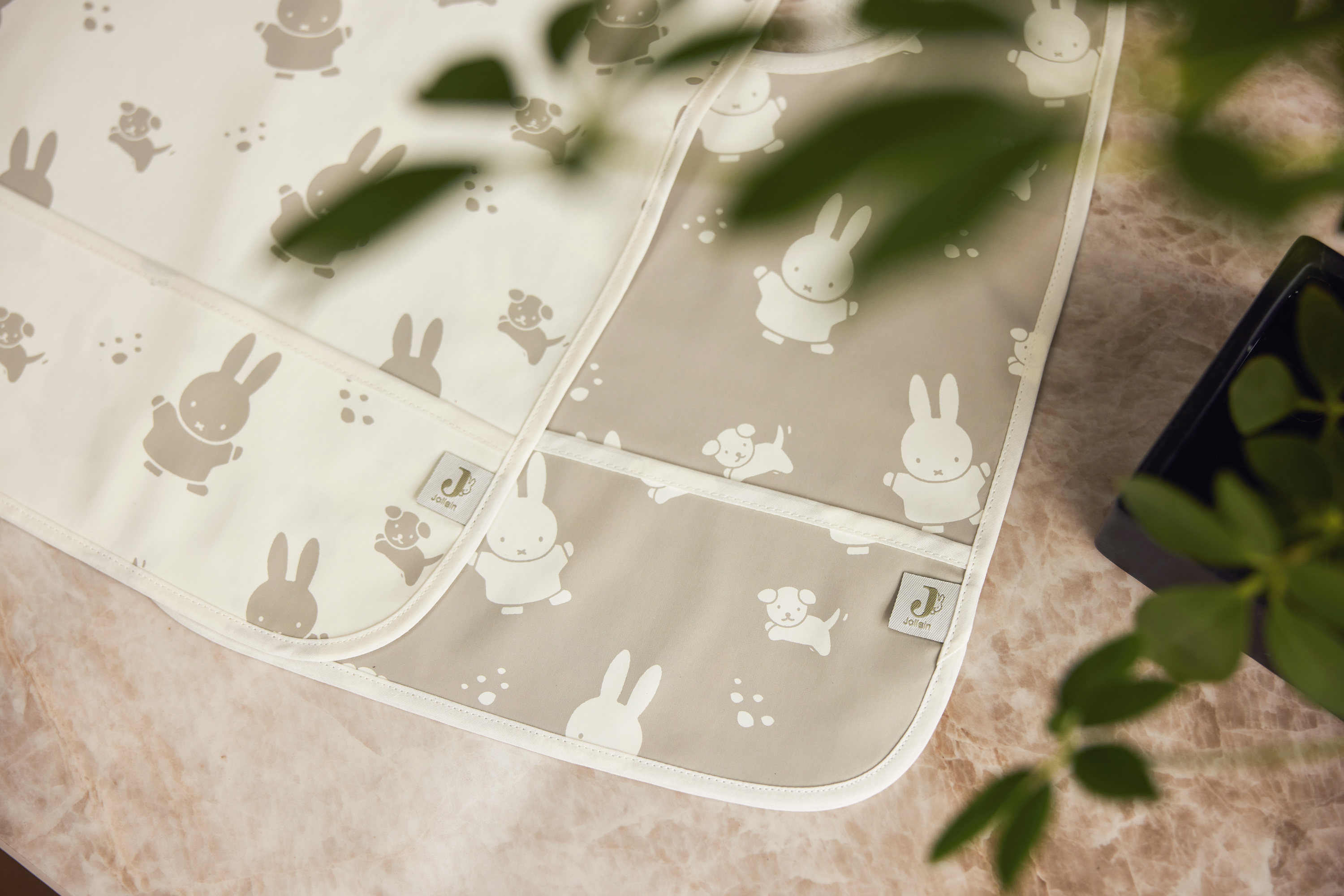 Jollein Haklapp Vattentät Miffy&Snuffy Nougat (2pack) - 7