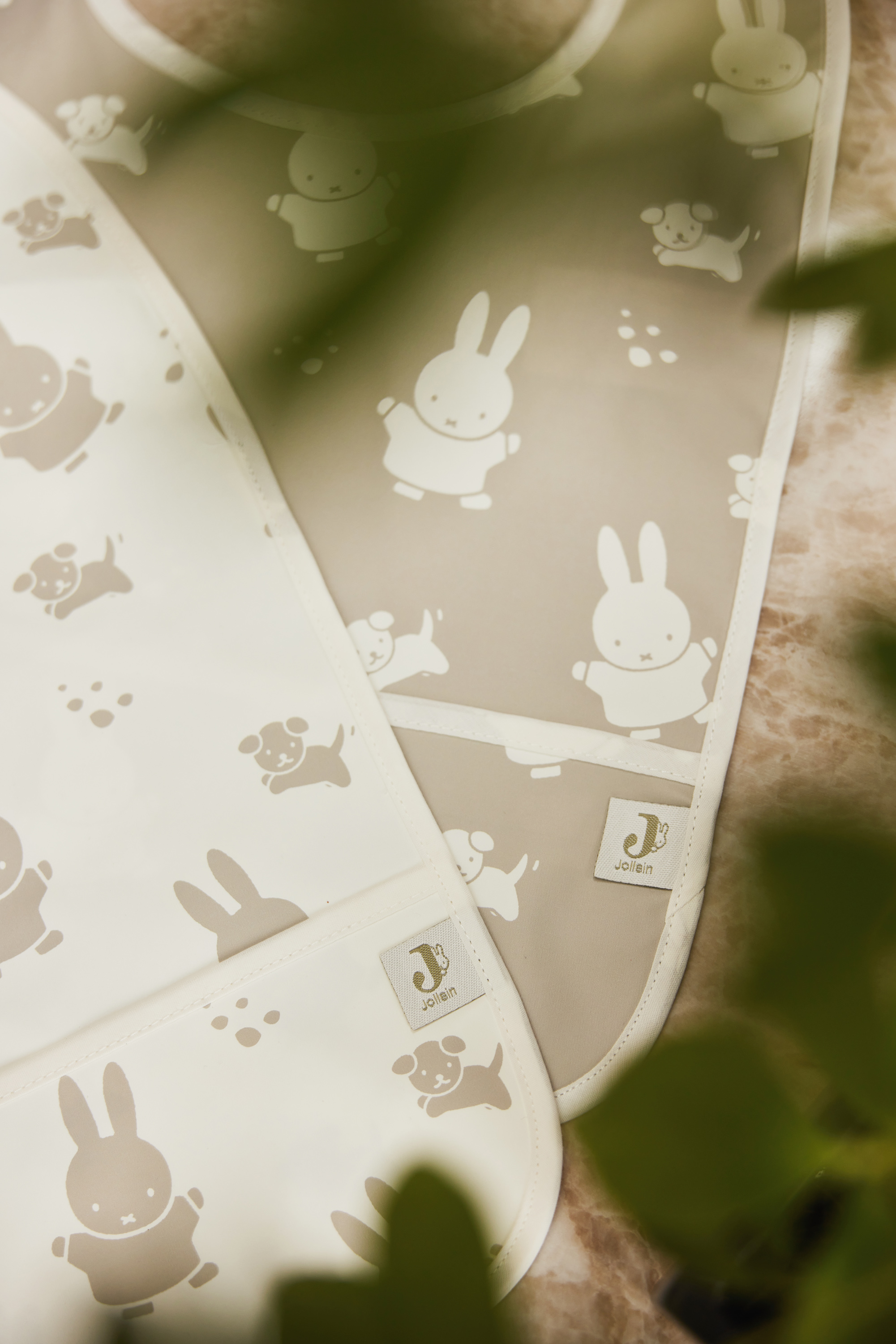 Jollein Haklapp Vattentät Miffy&Snuffy Nougat (2pack) - 8
