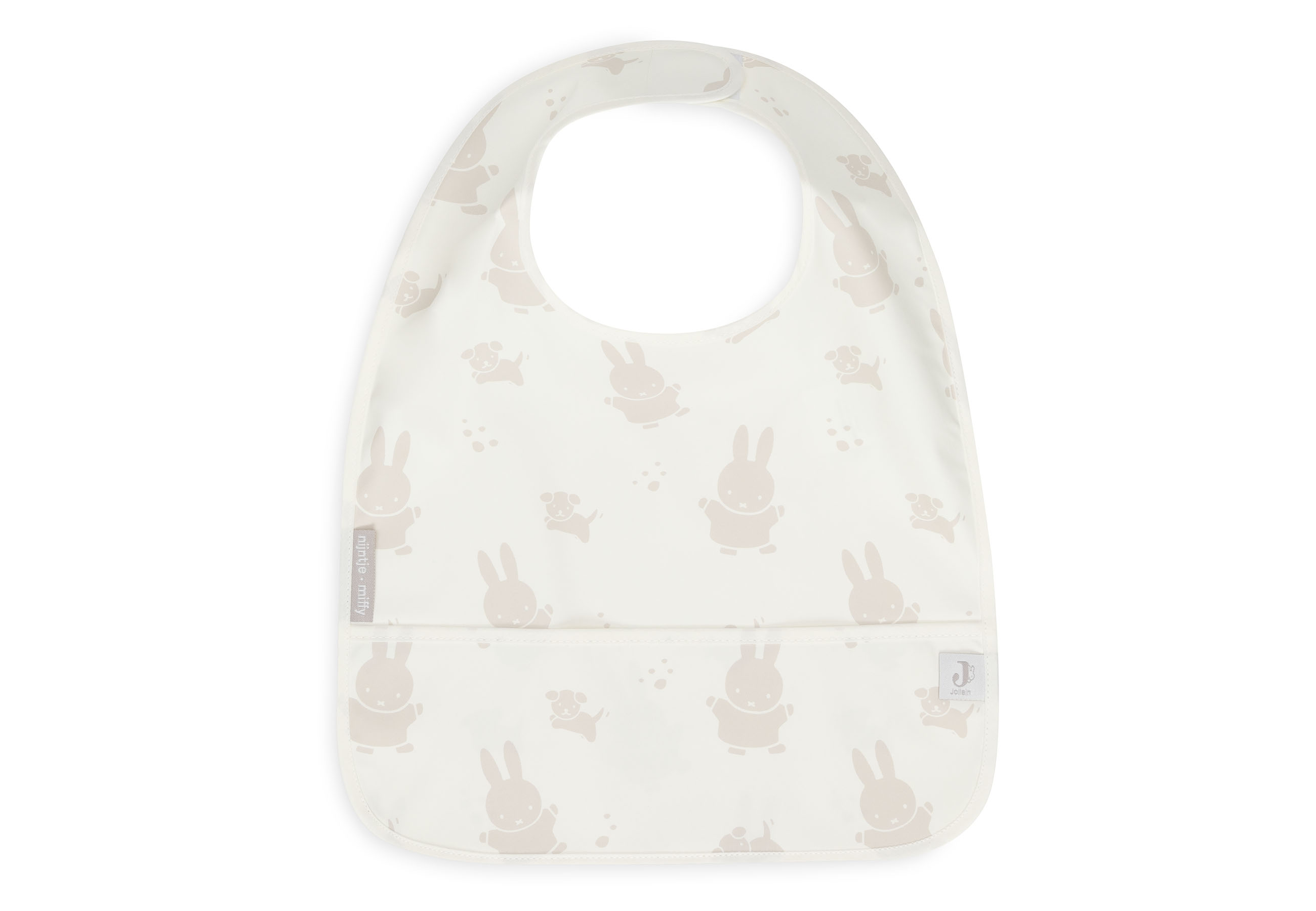 Jollein Haklapp Vattentät Miffy&Snuffy Nougat (2pack) - 4