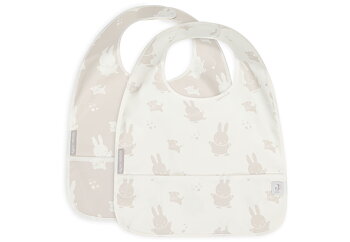 Jollein Haklapp Vattentät Miffy&Snuffy Nougat (2pack)