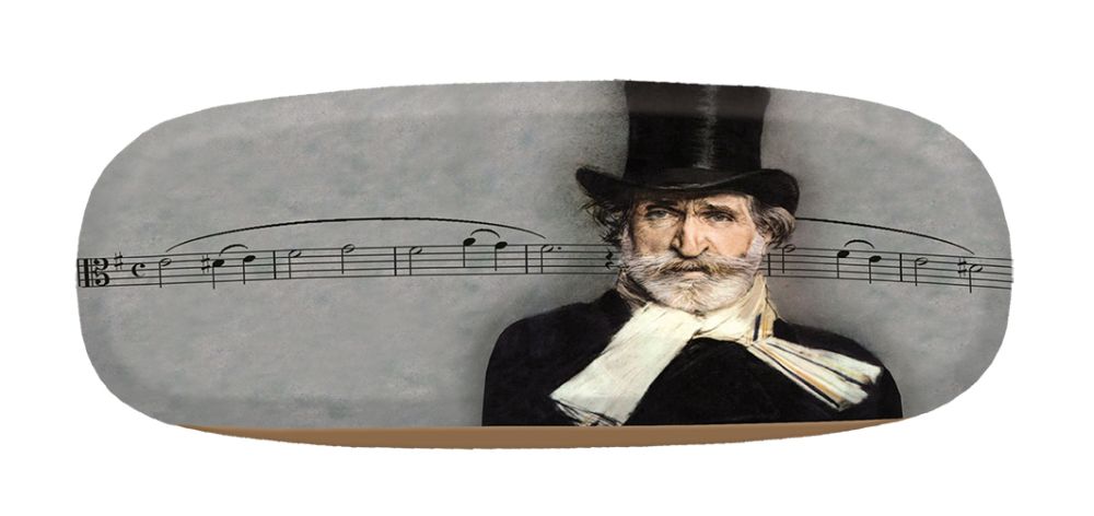Brilleetuier med pudseklude, Giuseppe Verdi, Borddisplay med 8 stk., TEMA-produkt - 4