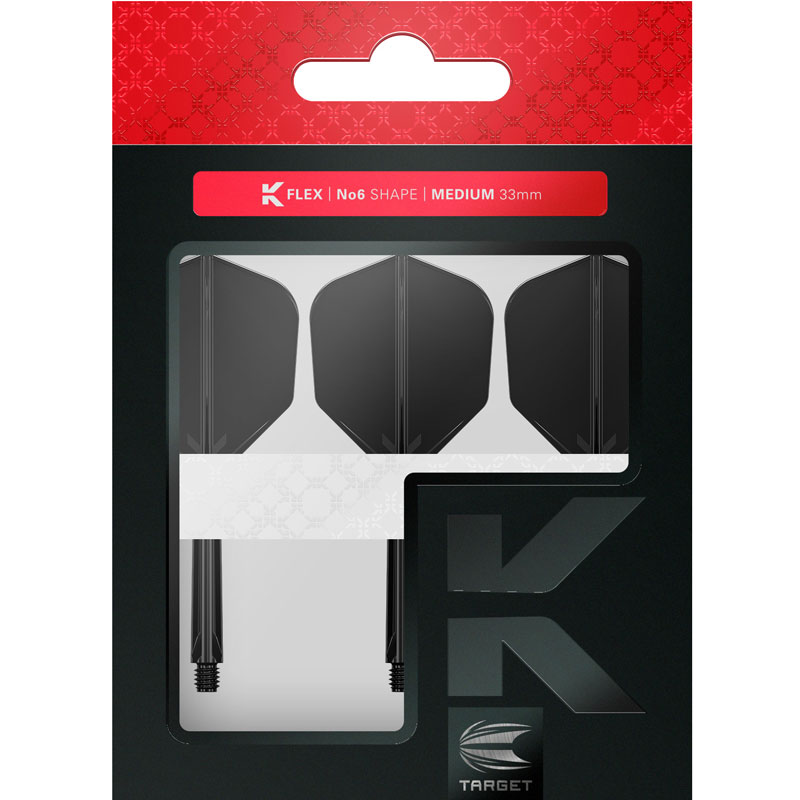 Target K-Flex Shape/NO6 Svarta 33mm Medium - 3