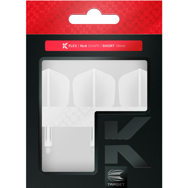 Target K-Flex Shape/NO6 White 19mm Short - 3