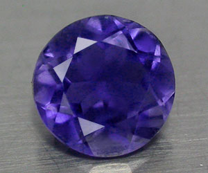 Impresionante piedra preciosa de iolita natural de talla redonda calibrada de 5 mm - 3