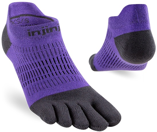Injinji Women's Run Lightweight No-Show Nightscape