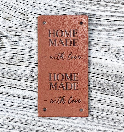 Läderlapp brun HOMEMADE