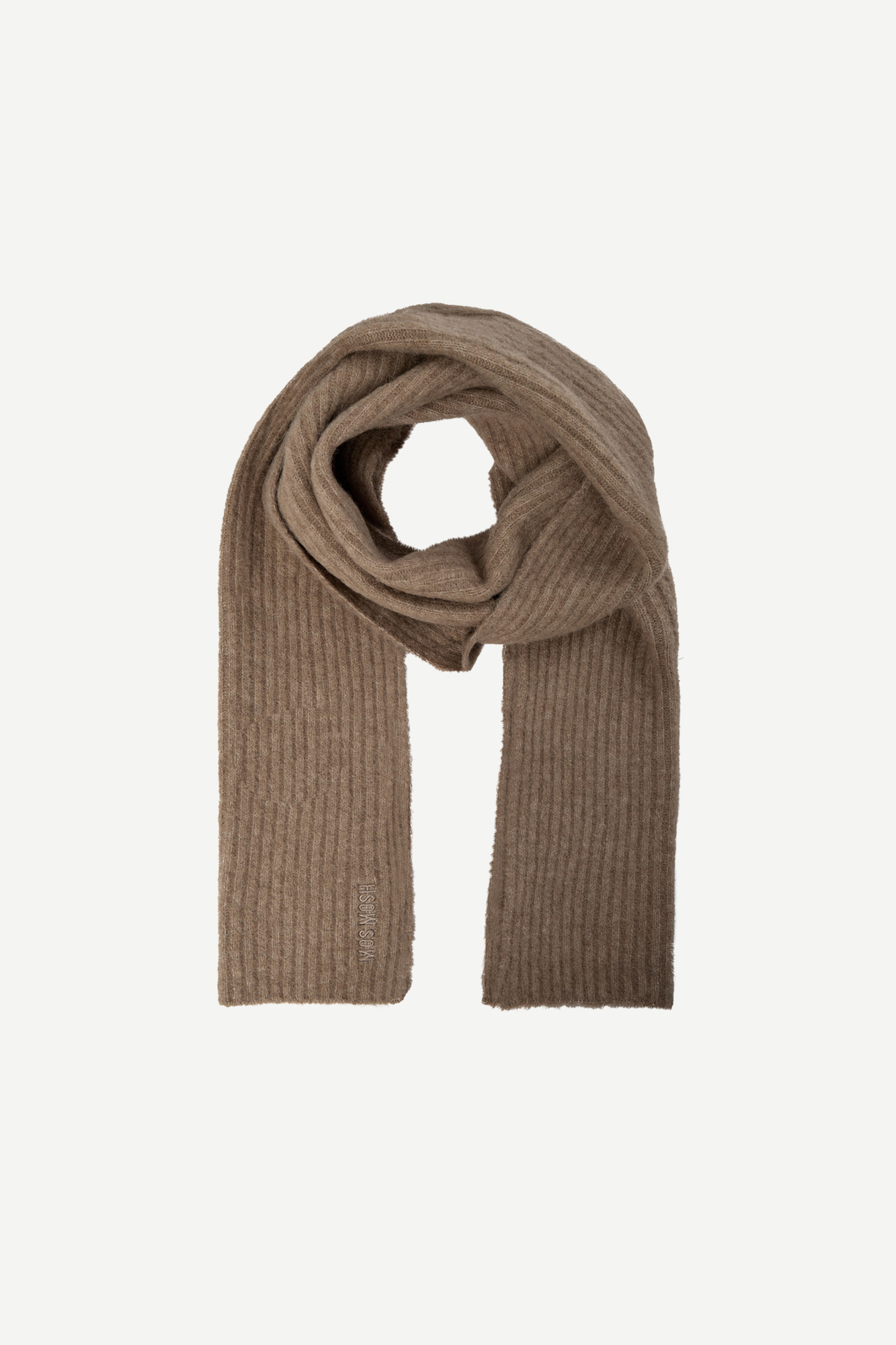 Mos Mosh Lora Knit Scarf Roasted Cashew