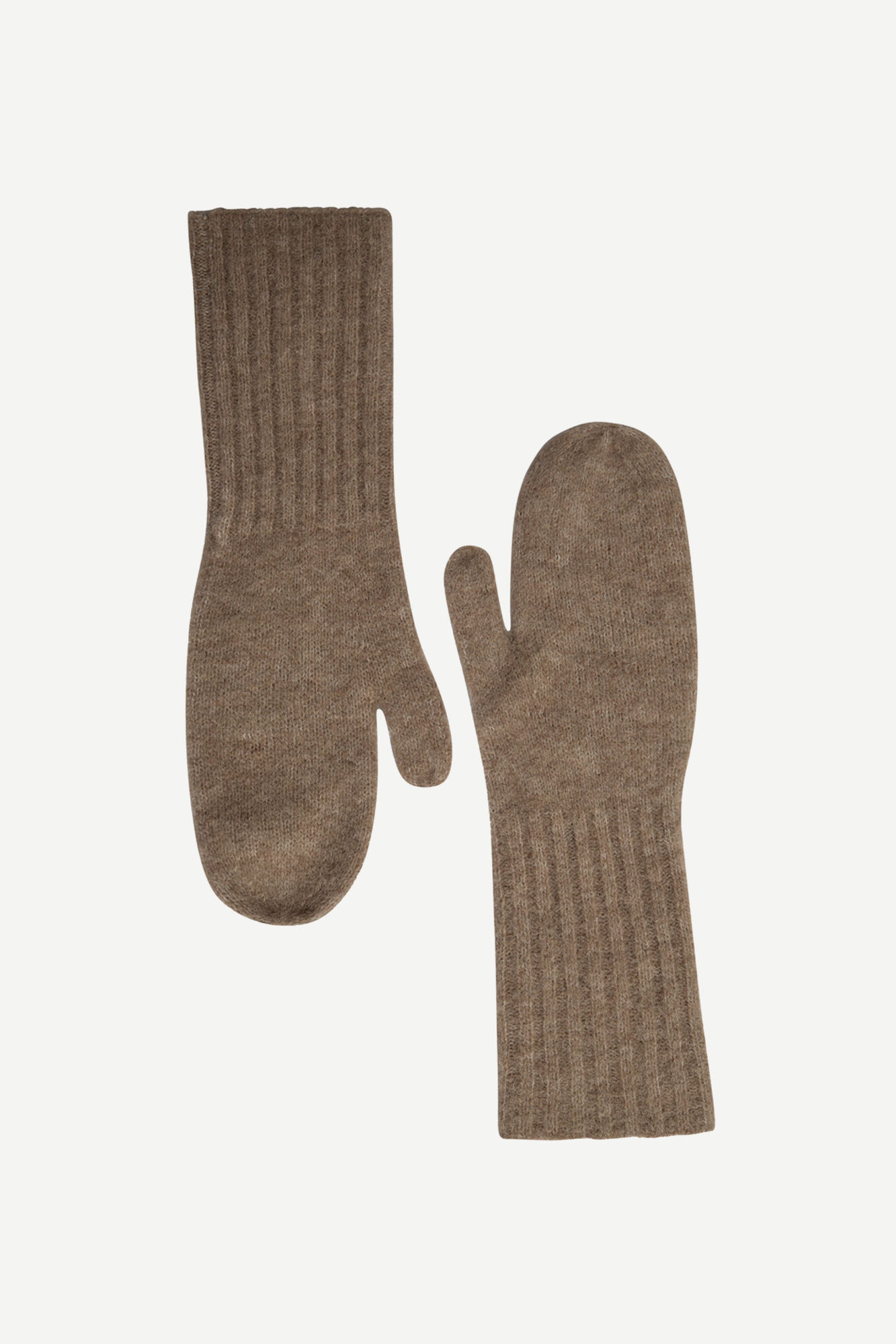 Mos Mosh Lora Knit Mittens Roasted Cashew
