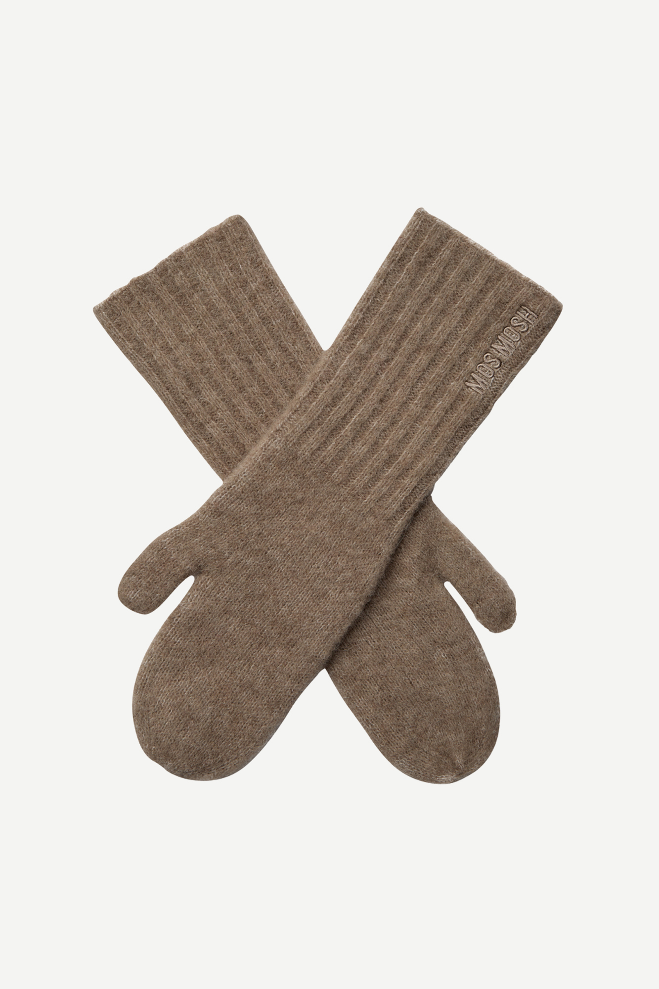 Mos Mosh Lora Knit Mittens Roasted Cashew - 2