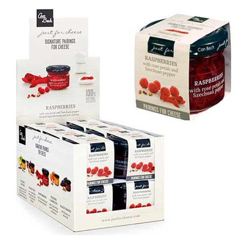 Can Bech - Hallonmarmelad med rosenblad & sechuanpeppar