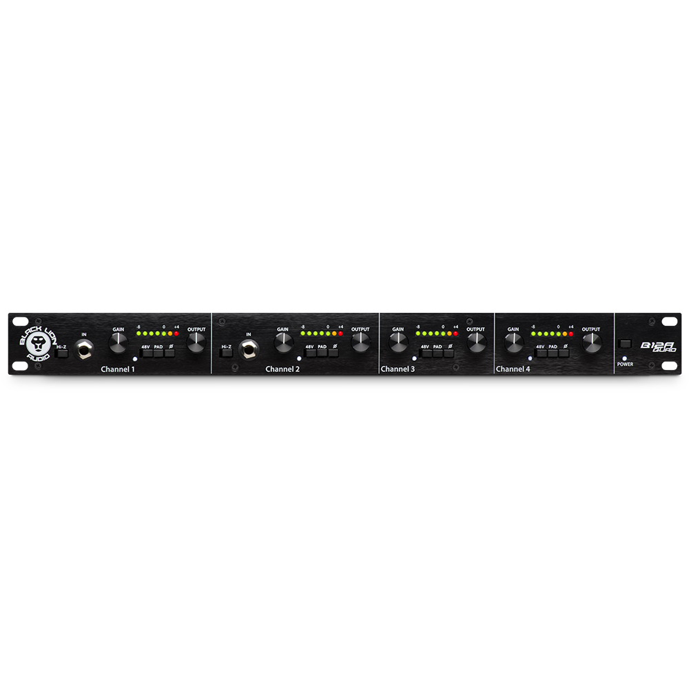 Black Lion Audio B12A Quad 4 Channel Mic Preamp