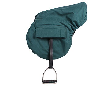 Saddle cover / saddle protector for riding (dressage, jumping, all-round, island and all-round), QHP, Grey